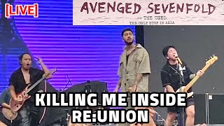 LIVE KILLING ME INSIDE REUNION di Konser AVENGED SEVENFOLD JAKARTA INDONESIA 2024 [upl. by Bills352]