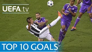 UEFA Champions League 201617  Top ten goals [upl. by Delfine]