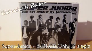 Super Junior  BIJIN Single CD Only Version Japanese Release CD Unboxing amp Review [upl. by Latta817]