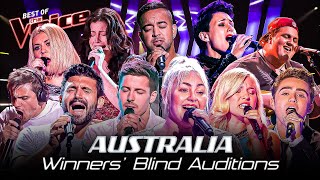 Blind Auditions of every WINNER of The Voice Australia 🏆 [upl. by Eiramlatsyrc]