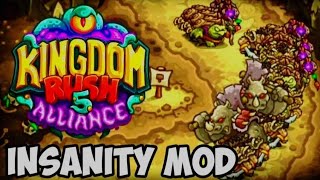 Kingdom Rush Alliance Insanity Mod [upl. by Nnaeirelav633]