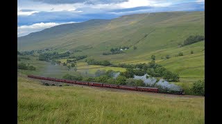 Flying Scotsman hauls The Waverley  9th July 2017 [upl. by Ceciley]