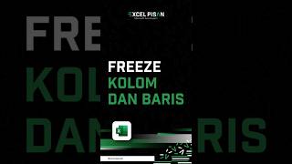 Freeze Kolom Dan Baris Microsoft Excelbelajarexcel rumusexcel microsoftexcel [upl. by Garrity]