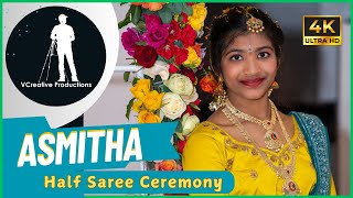 Asmitha Half Saree ceremony  Auckland  NZ  4K [upl. by Adnirol137]