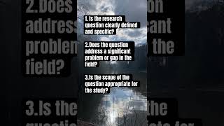 How to critique a research article  start by evaluating the research questions [upl. by Lorain]