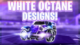 The 10 Best Titanium White Octane Designs Of All Time Rocket League Car Designs [upl. by Quartas]