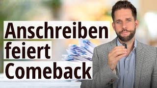 Das Anschreiben feiert ein Comeback [upl. by Lienahs]