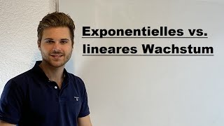 Lineares und exponentielles Wachstum Unterschied  Verständlich erklärt [upl. by Lenhart]