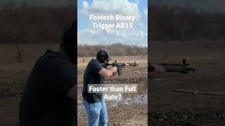 Fostech Binary Trigger Ar15  Faster than Full Auto shorts ar15 guns binary [upl. by Longley]