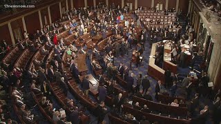 House of Representatives pass government funding bills [upl. by Oinotnanauj841]