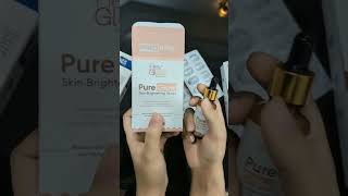 HeyGlow Serum amp Glutax9GS Glutathione Skin whitening tablets Review glutathione serum Heyglow [upl. by Nabe275]