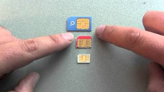 Nano SIM vs Micro SIM vs Normal SIM card comparison [upl. by Aicilana109]