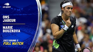 Ons Jabeur vs Marie Bouzková Full Match  2023 US Open Round 3 [upl. by Yanel]