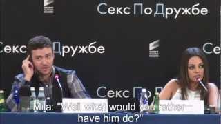 Mila Kunis Tells Off A Reporter In Fluent Russian [upl. by Onailime]