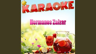 Cielo Rojo Popularizado por Hermanos Zaizar Karaoke Version [upl. by Chas666]