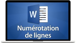 Tutoriel Word 2016  Ajouter une numérotation de lignes [upl. by Nila]