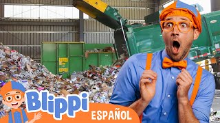 Blippi Cancion Camión de Basura [upl. by Latta]