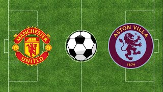 Manchester United vs Aston Villa  Premier League 2324  Football Simulation PES 21 [upl. by Nnahgaem]