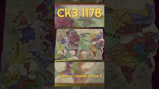 Crusader Kings 3 1178 timelapse [upl. by Nileve]