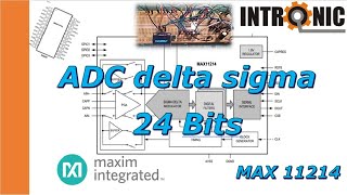 Conversor analógico a digital de 24 Bits  Max 11214 [upl. by Anirazc]