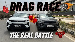 Tata Nexon 2023 vs Tata Nexon 2022 Drag Race🚀🚗 118bhp vs 118bhp 12L vs 12L New vs Old 😍 [upl. by Brit960]