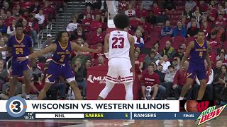 Badgers dominate Leathernecks in first game back from Florida [upl. by Oicatsana419]