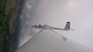 Perkoz Glider Aerobatics Demonstration [upl. by Ulund]