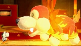 Poochy amp Yoshis Woolly World  100 Walkthrough World 2 [upl. by Idnas]