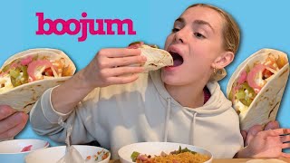 MEXICAN TACOS MUKBANG  Boojum at home [upl. by Naneik]