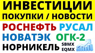 Какие купить акции Роснефть Северсталь Норникель Русал Русгидро Дивиденды Как инвестировать [upl. by Norword865]