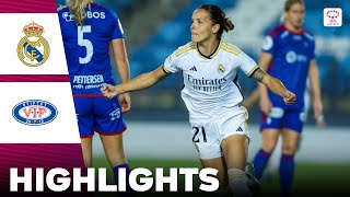 Real Madrid vs Vålerenga  Highlights  UEFA Womens Champions League 11102023 [upl. by Nniuq]