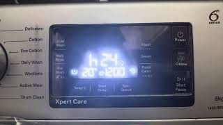 Whirlpool Front Loading Washing Machine 8Kg 1400 rpm XO8014BYS  Control Panel Issues [upl. by Nalepka]