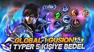 GLOBAL 1 GUSION  1 TYPER 5 KİŞİYE BEDEL [upl. by Hpesojnhoj]