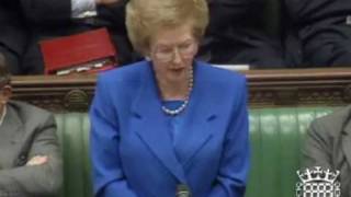 Margaret Thatcher Statement on Europe No No No Part 1 [upl. by Fredella]