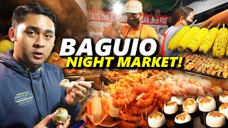 BAGUIOs Most Extreme Night Market CRAZIEST Street Food of Baguio at NIGHT [upl. by Wendt702]