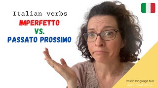 Learn Italian Grammar  Italian verb tenses Imperfetto vs Passato Prossimo [upl. by Hilel824]