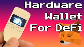 Using a Hardware Wallet for DeFiMetamask Trezor [upl. by Ardnauq916]