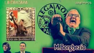 Borghezio Delirium Show su nazismo Hitler Albania Bossi massoneria La Zanzara [upl. by Ambler]