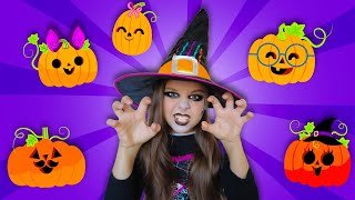 Halloween familia con calabazas  Canciones infantiles para niños  AmeLeon en Español [upl. by Berti134]