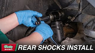 How To Replace Rear Shock Absorbers [upl. by Inaoj601]