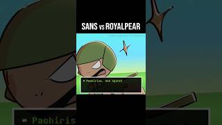 SANS fights ROYALPEAR Animation [upl. by Refotsirc]