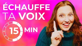 Échauffement vocal DÉBUTANT15 minutes tous les jours [upl. by Francyne55]