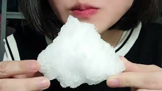 ASMR EATING SOUNDS MUKBANG 먹방 말하거나 먹지 마세요  DaniASMR얼음 Eat Ice 132 [upl. by Lexa]