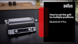 MultiGrill 9 Pro  How to Set the Grill to Multiple Positions [upl. by Clemmy994]