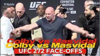 UFC 272 FaceOffs Covington vs Masvidal [upl. by Agarhs]