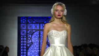 REEM ACRA BRIDAL FALL 2016 RUNWAY SHOW [upl. by Dieball]