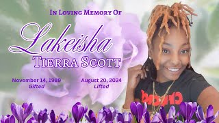 A Celebration of Life for Lakeisha Scott [upl. by Kcirdet]