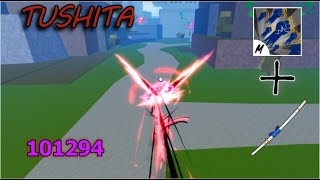 Tushita is still viable  Tushita  Godhuman combo  BLOX FRUITS [upl. by Rimidalg]