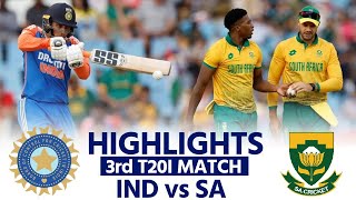 IND vs SA 3rd T20 Highlights India vs South Africa T20 Highlights  Today T20I Highlights  Varun [upl. by Dorthy362]