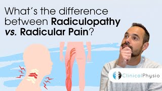 Whats the difference between Radiculopathy vs Radicular Pain  Expert Physio Guide [upl. by Vezza]